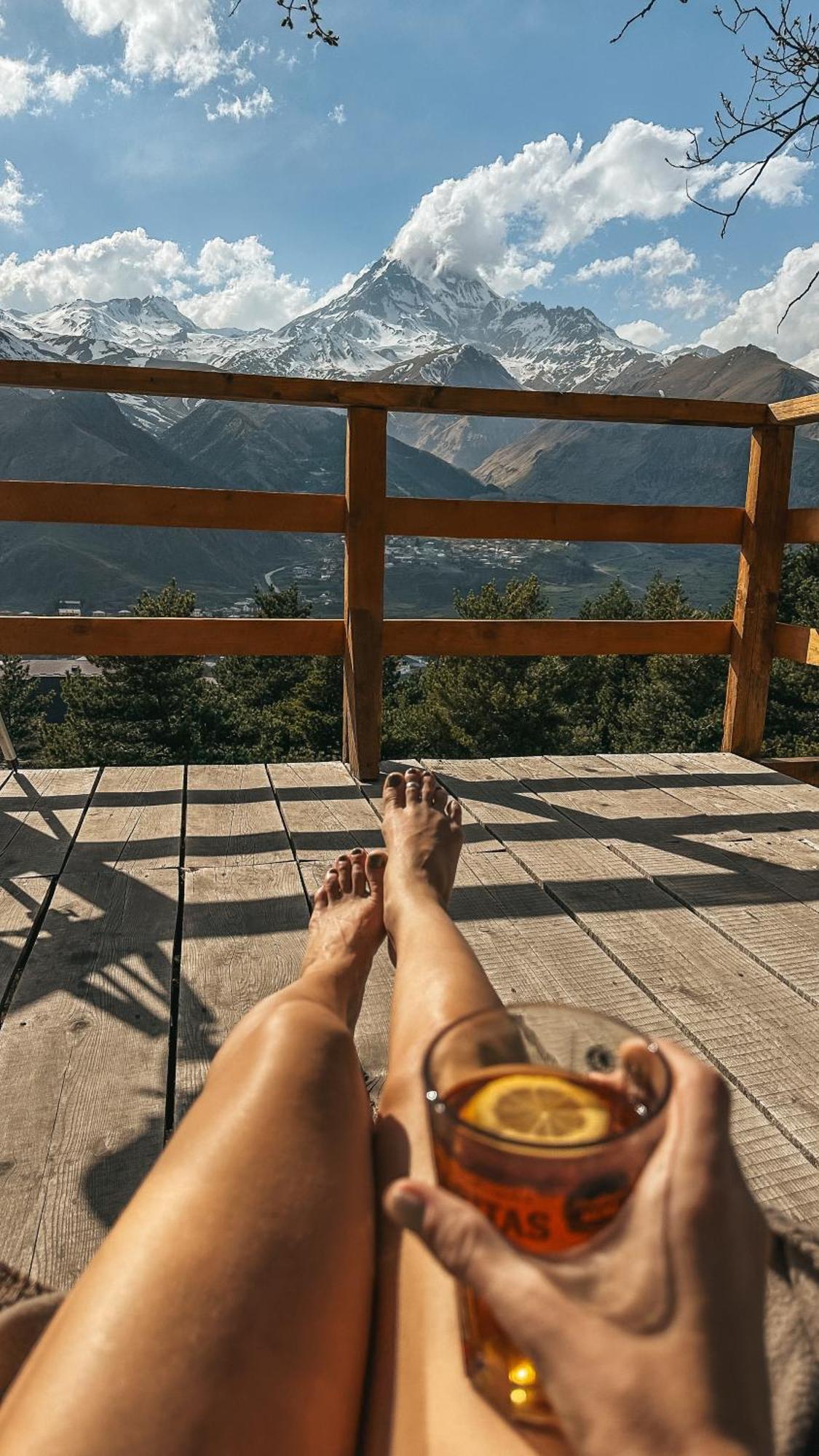 Elia Glamping Hotel Kazbegi Kültér fotó