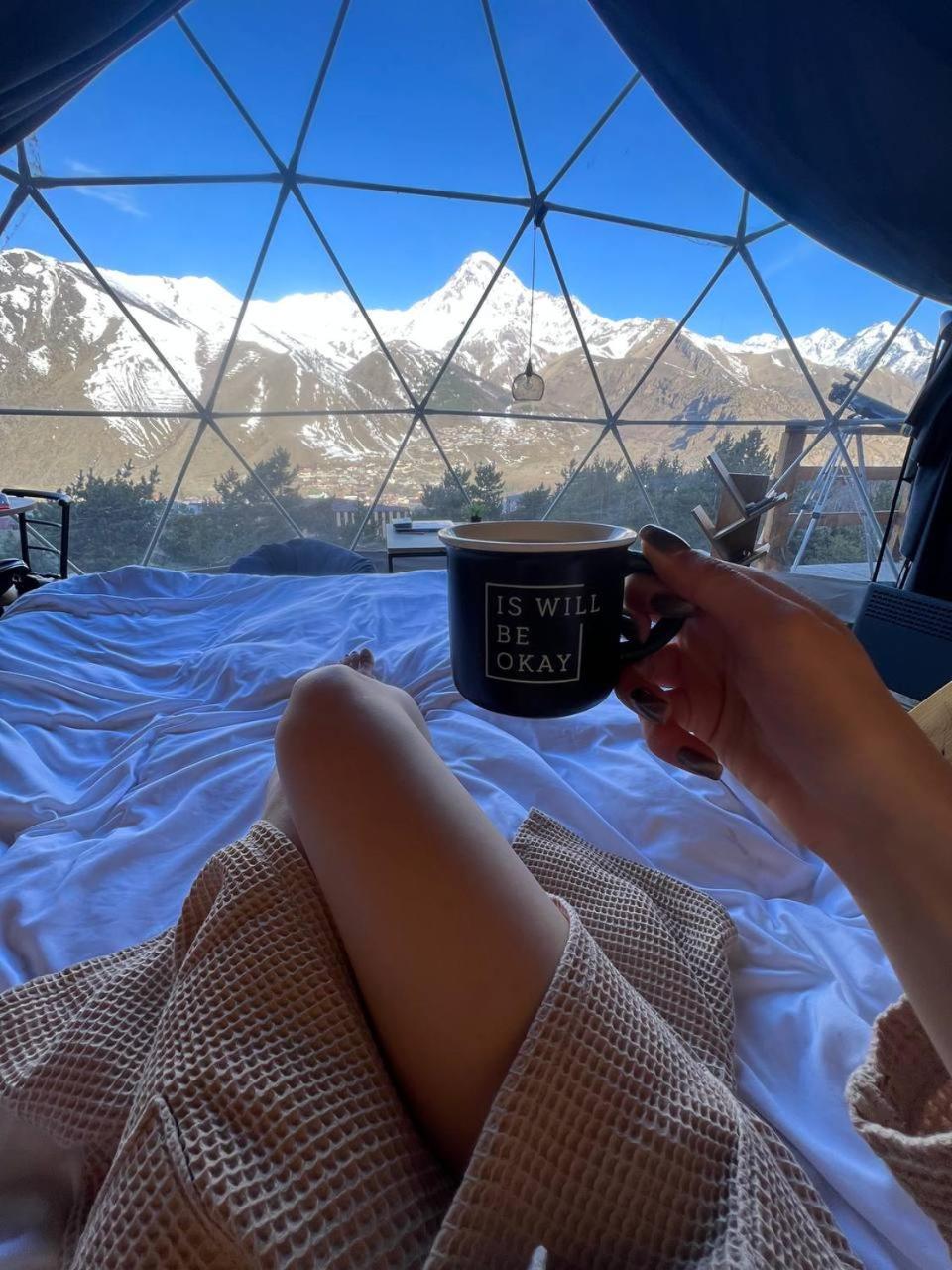 Elia Glamping Hotel Kazbegi Kültér fotó